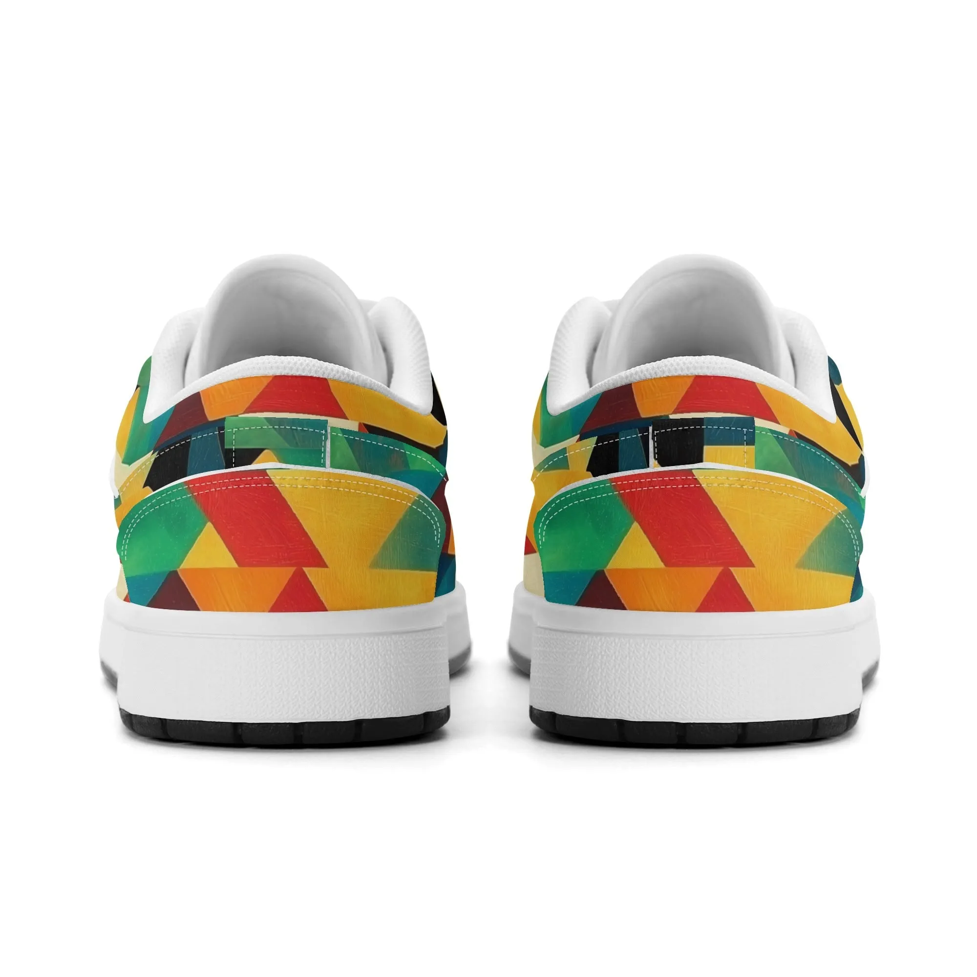 Triangle v7 Low Top Leder Sneaker für Herren