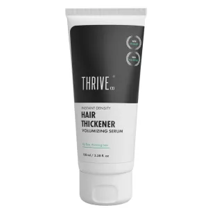 TthriivveCo Hair Thickener Volumizing Serum | For Fine, Thinning Hair | Gives Instant Hair Volume & Density | With Pea Peptide & Rosemary | For Men & Women | Vegan, Cruelty-free