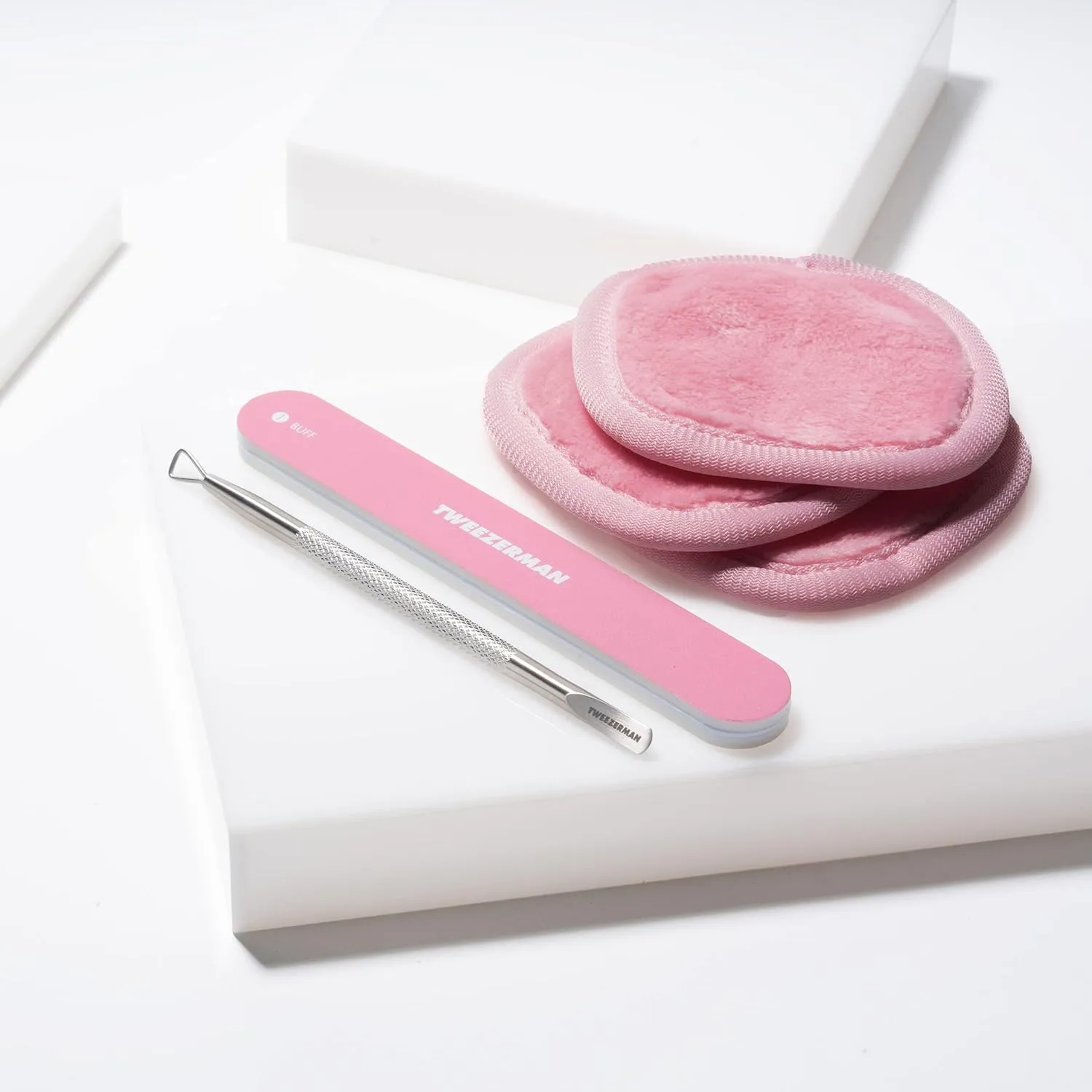 Tweezerman Exclusive Tea Rose Polish Removal Kit