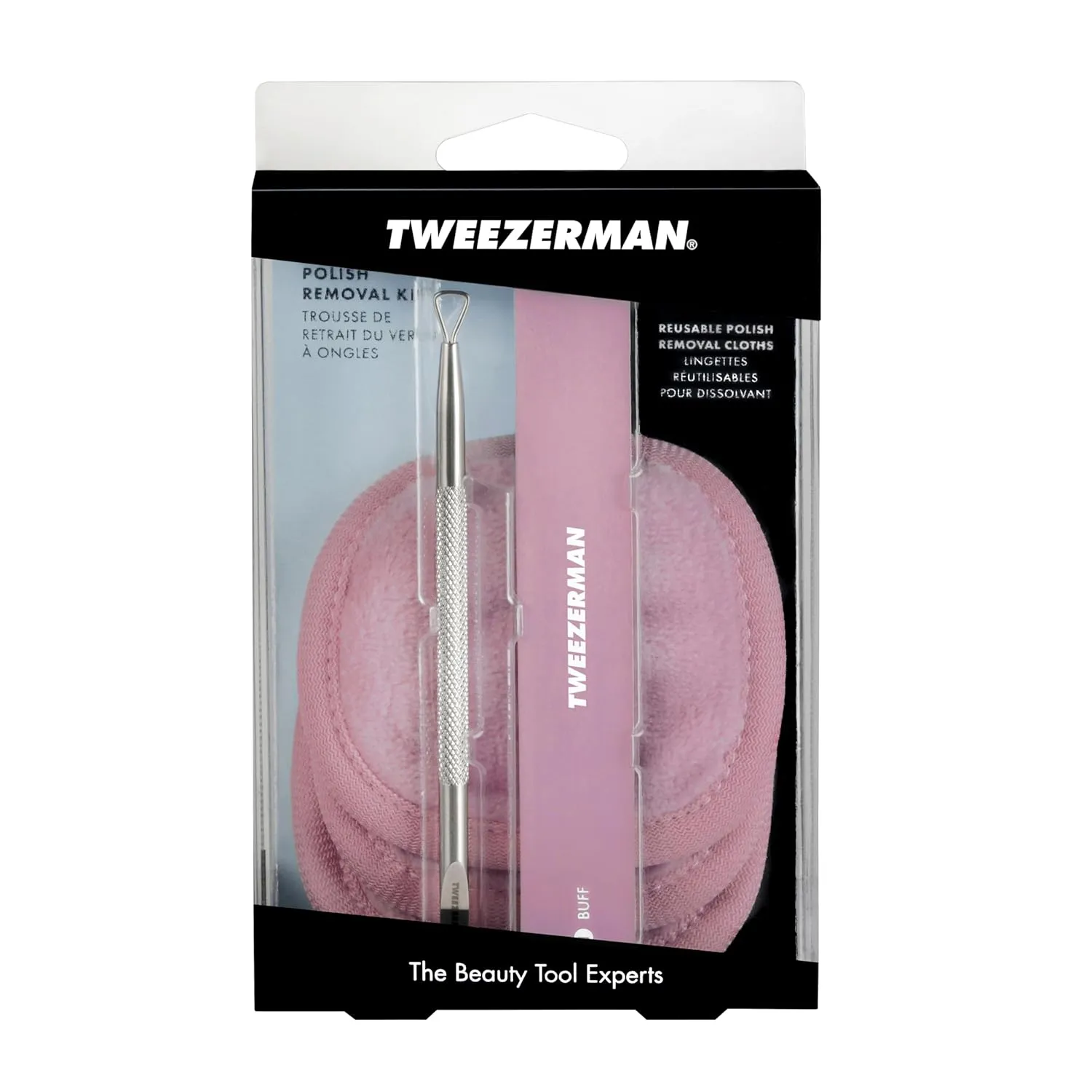 Tweezerman Exclusive Tea Rose Polish Removal Kit