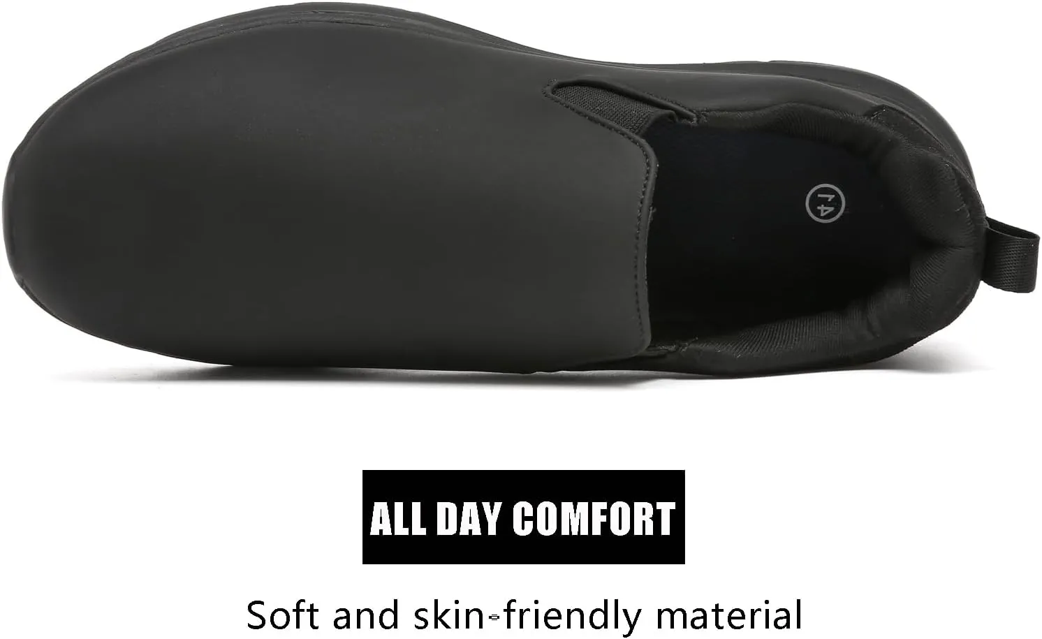 ulogu Non Slip Waterproof Shoes for Men Women丨Oil Resistant Slip On Work Loafers