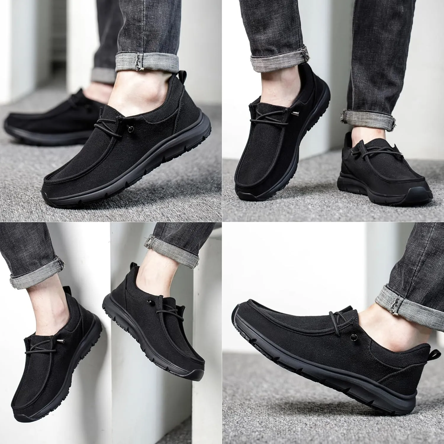 ulogu Non Slip Waterproof Shoes for Men Women丨Oil Resistant Slip On Work Loafers