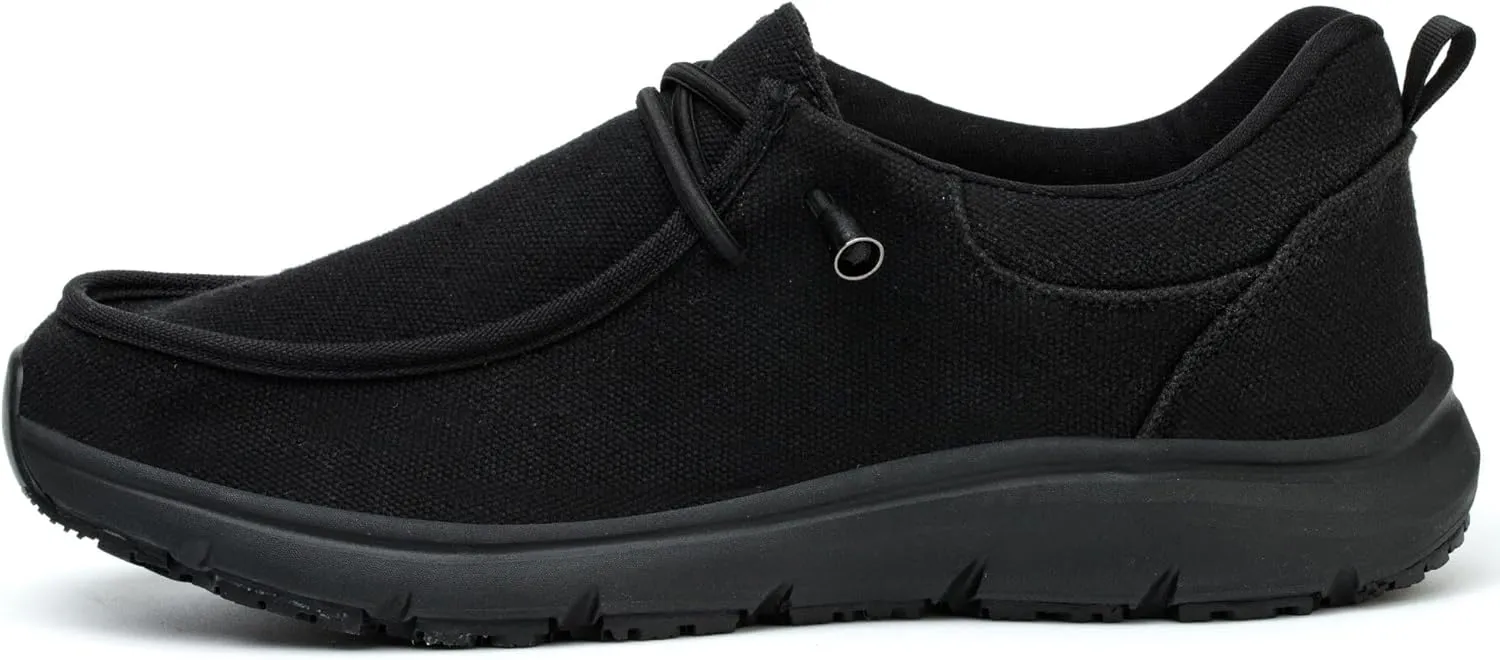 ulogu Non Slip Waterproof Shoes for Men Women丨Oil Resistant Slip On Work Loafers