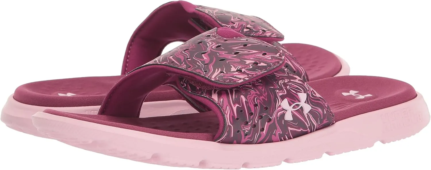 Under Armour Girls' Ignite Pro Graphic Slide Sandal