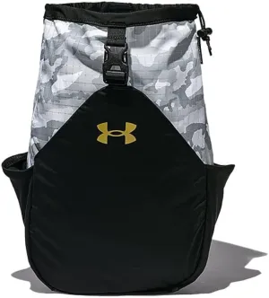 Under Armour Unisex Flex Sling Bag, White (101)/Metallic Gold, One Size Fits All