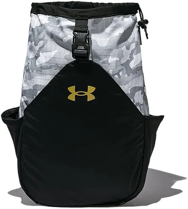 Under Armour Unisex Flex Sling Bag, White (101)/Metallic Gold, One Size Fits All