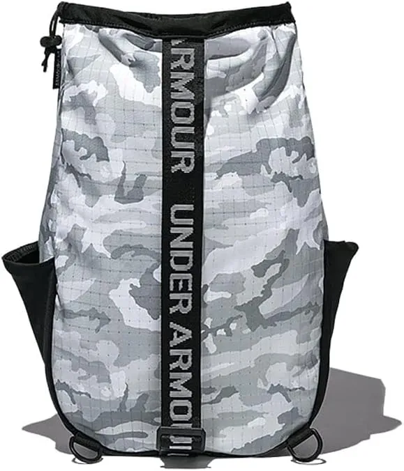 Under Armour Unisex Flex Sling Bag, White (101)/Metallic Gold, One Size Fits All