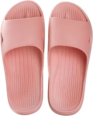 Unisex couple style bathroom indoor home slippers non slip soft comfortable simple slippers