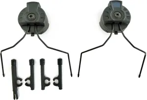 Universal Communication Headset Adapters for Accessory Rail Equipped Tactical Helmets