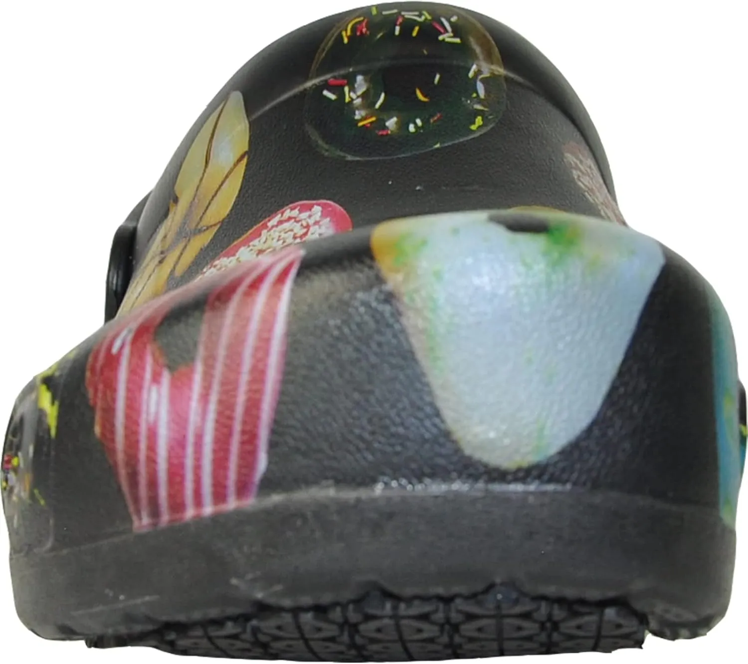 VANGELO Professional Slip Resistant Clog Waterproof Men Work Nurse Shoe Chef Shoe Ritz Black Lime White Multicolor