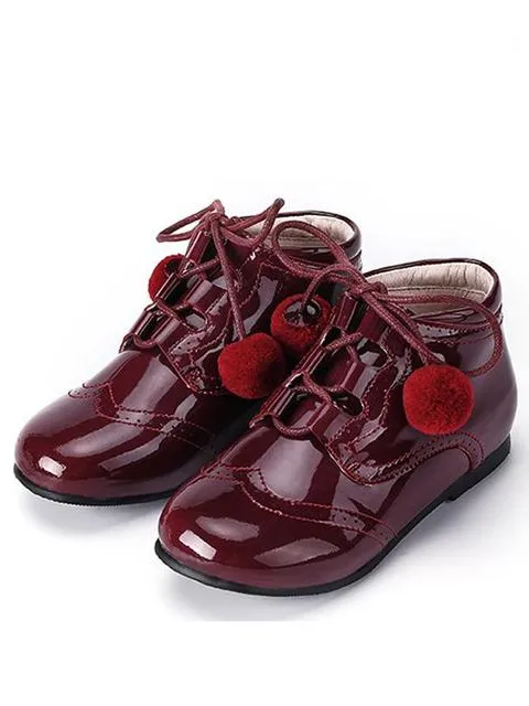 Vegan Patent Leather Ankle Loafers