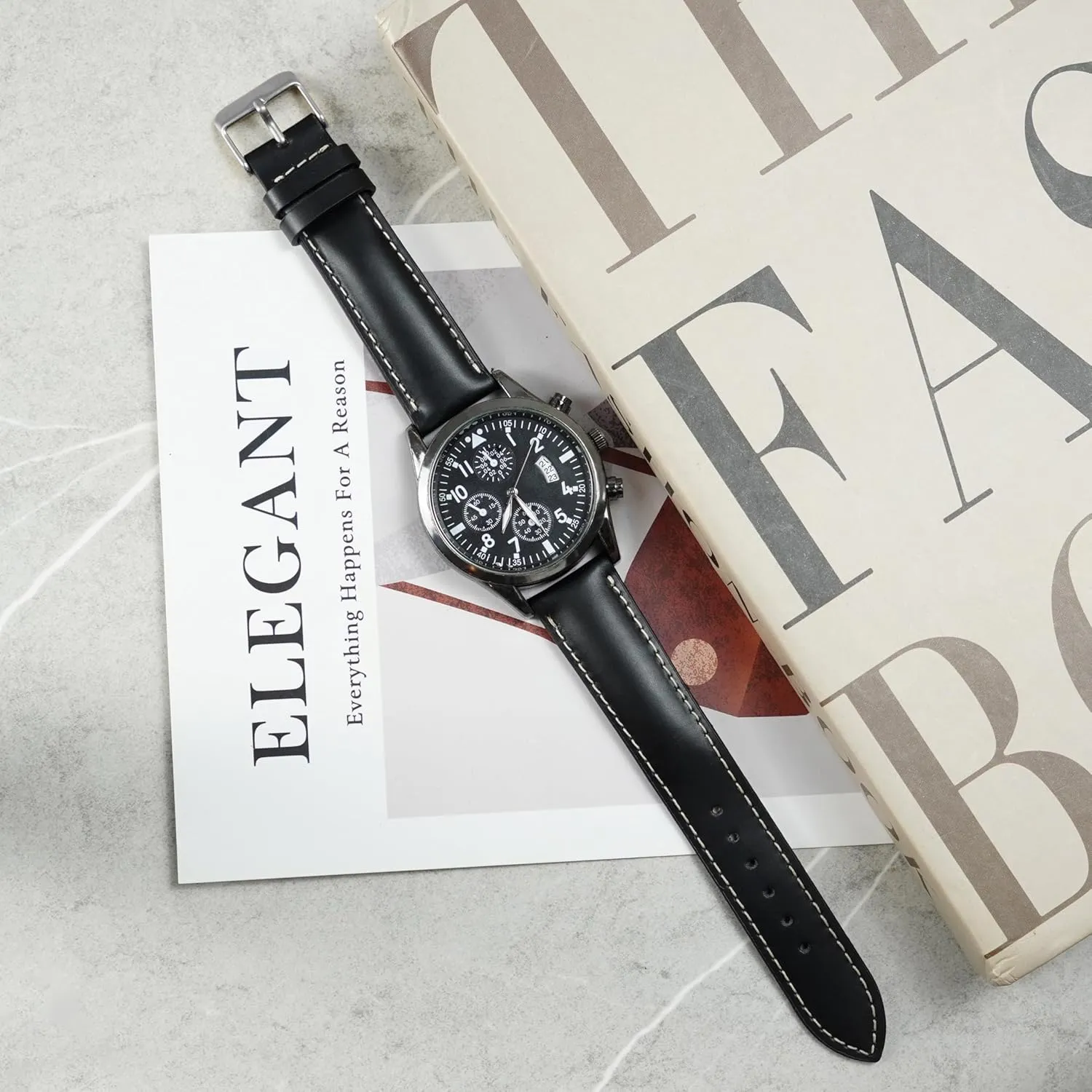 Vintage Flat Leather Watch Band Quick Release Thin Leather Strap For Men Women Handmade Extra Soft Slim Watch Wrist Band Elegant Replacement Strap 18mm 19mm 20mm 21mm 22mm