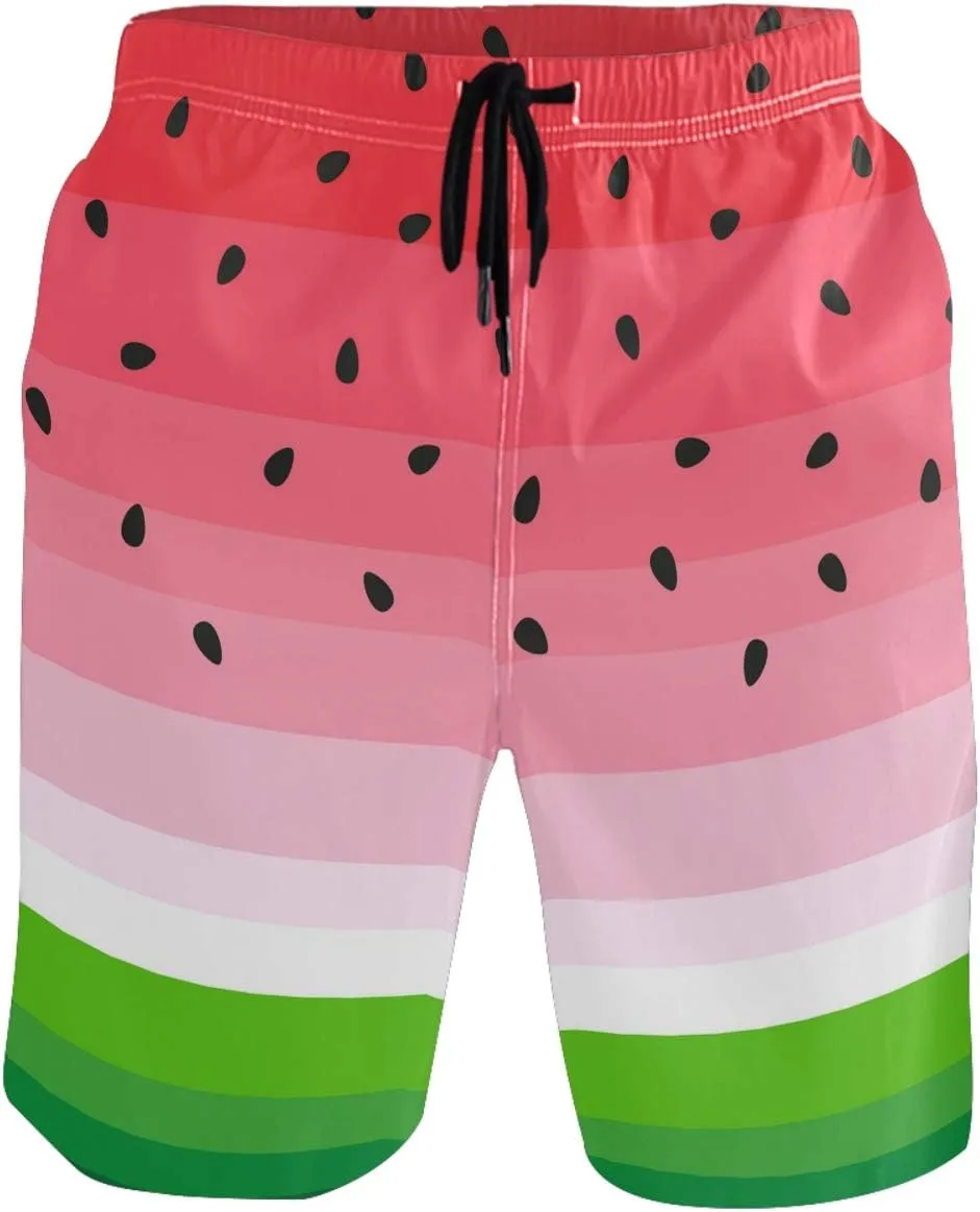visesunny Stylish Mens Swim Trunks Quick Dry Beachwear Sports Swim Board Shorts Holiday Party Bathing Suits