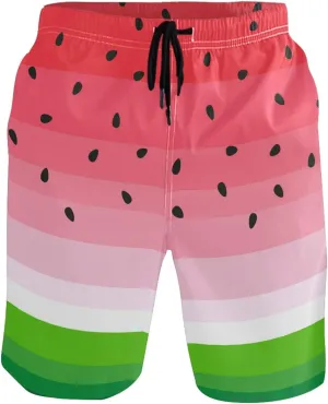 visesunny Stylish Mens Swim Trunks Quick Dry Beachwear Sports Swim Board Shorts Holiday Party Bathing Suits