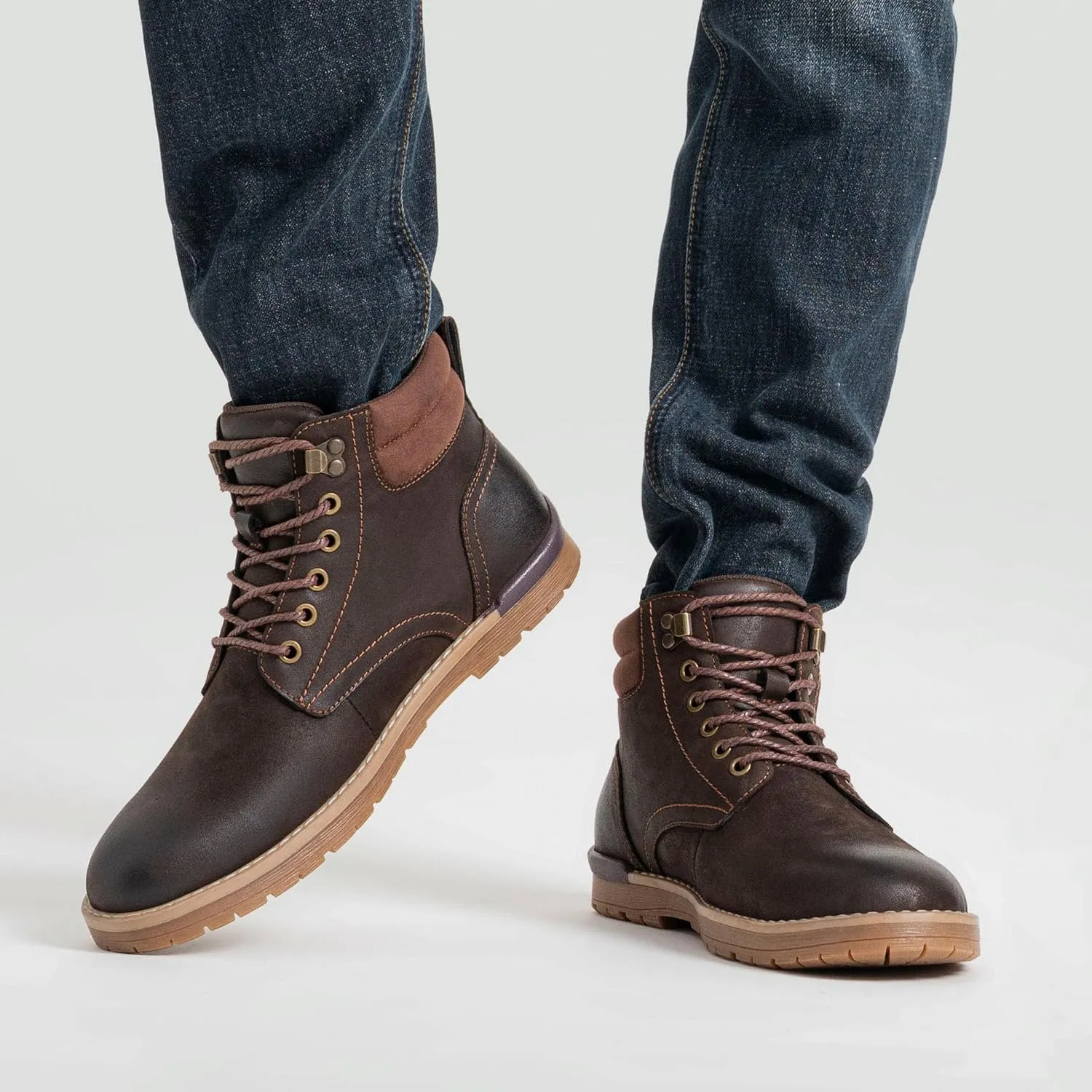 Vostey Men's Hiking Boots Waterproof Casual Chukka Boots for Men