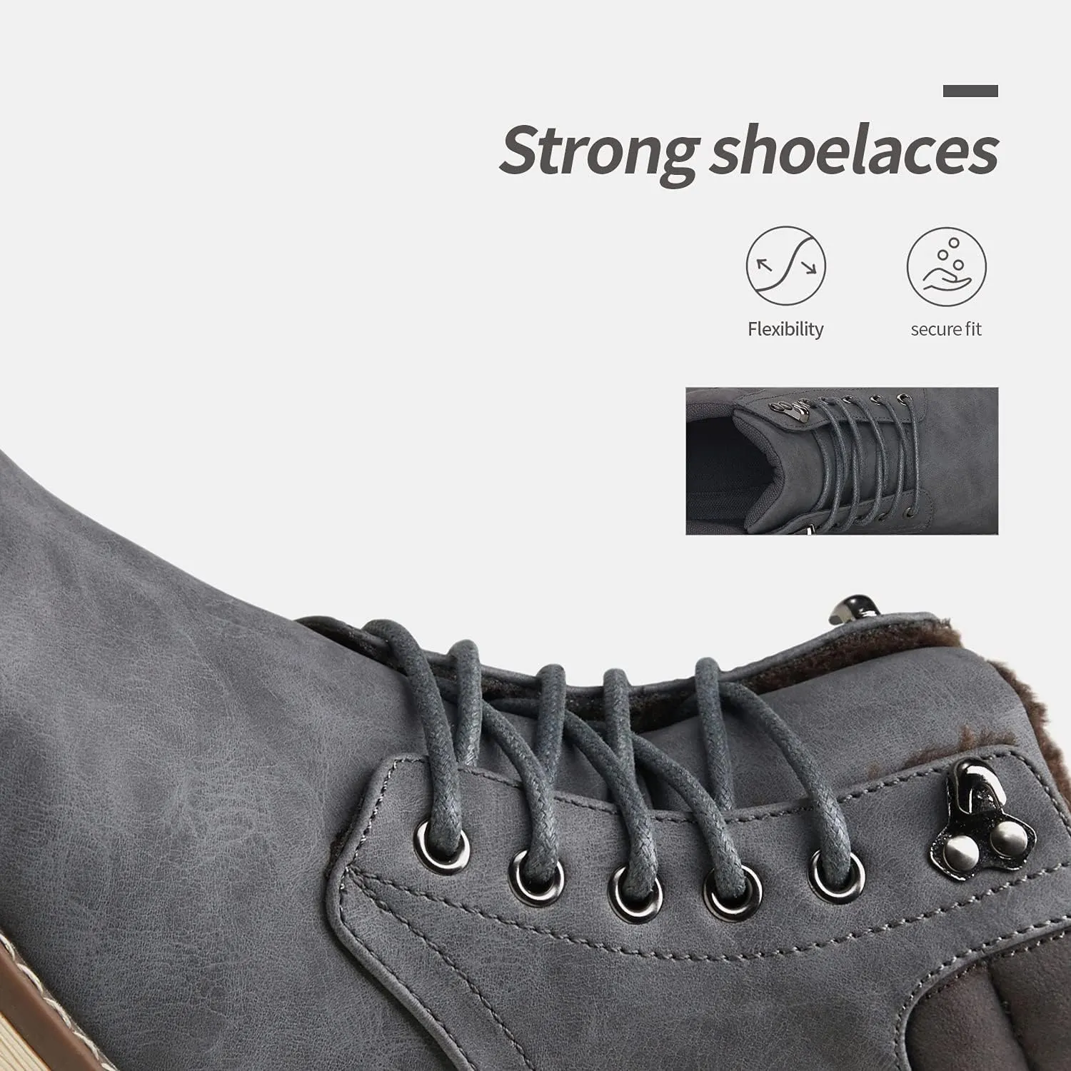 Vostey Men's Hiking Boots Waterproof Casual Chukka Boots for Men