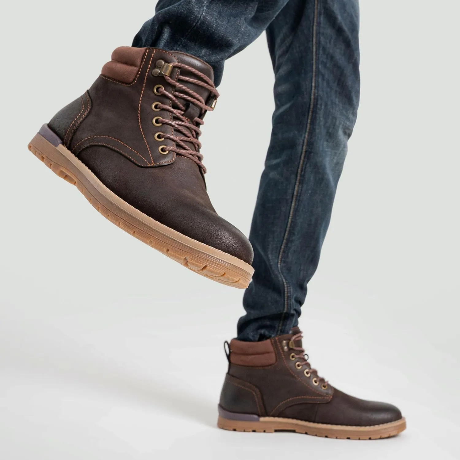 Vostey Men's Hiking Boots Waterproof Casual Chukka Boots for Men