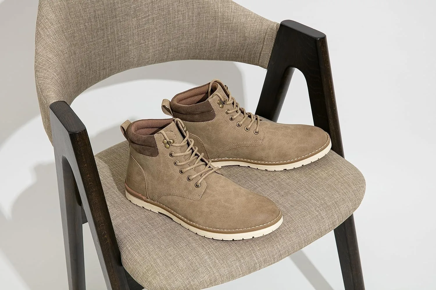 Vostey Men's Hiking Boots Waterproof Casual Chukka Boots for Men