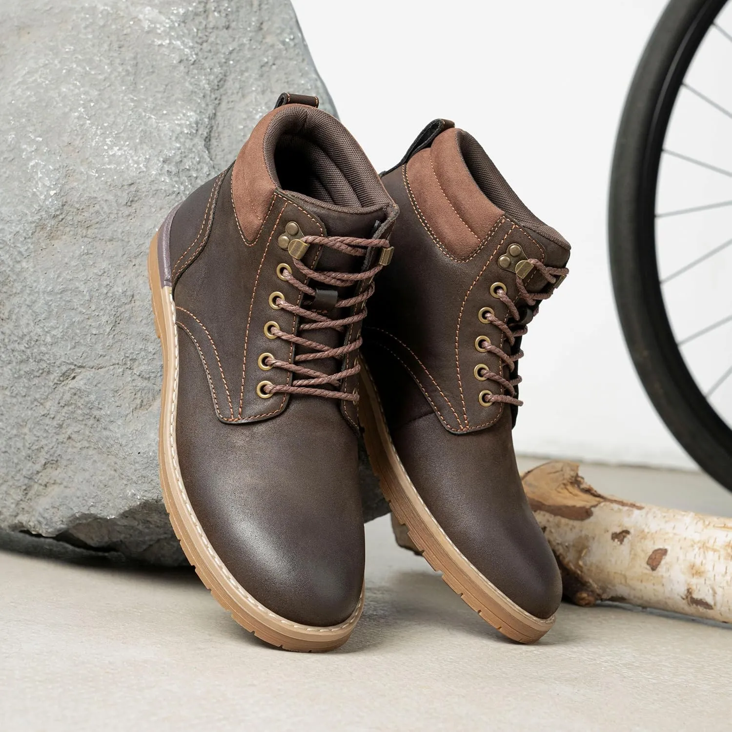 Vostey Men's Hiking Boots Waterproof Casual Chukka Boots for Men