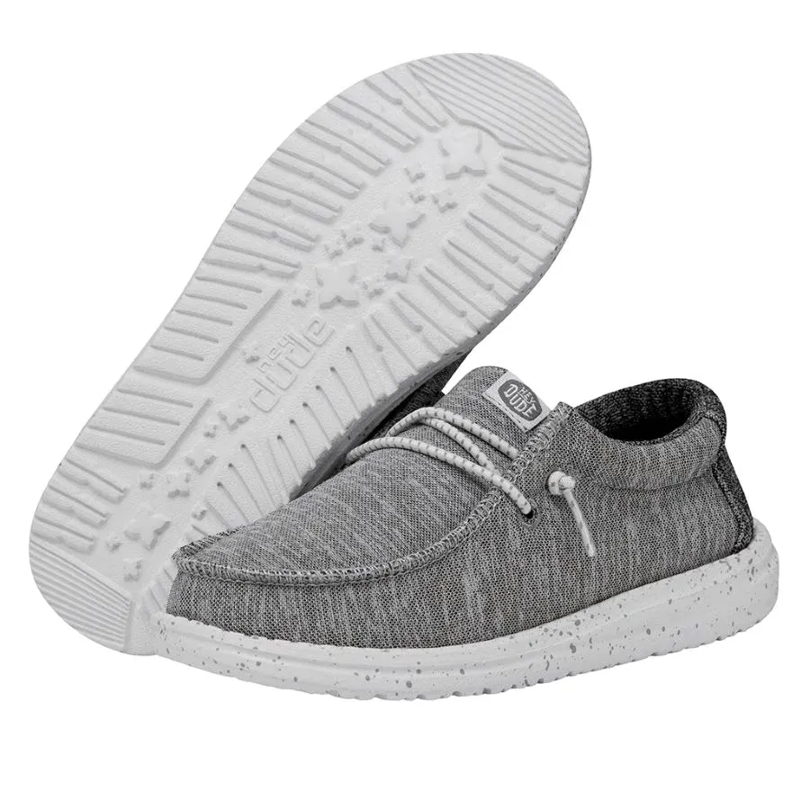 Wally Youth Sport Knit Light Grey