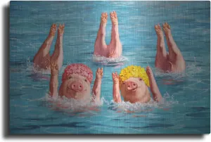 'Water Ballet' by Lucia Heffernan, 36"x24"