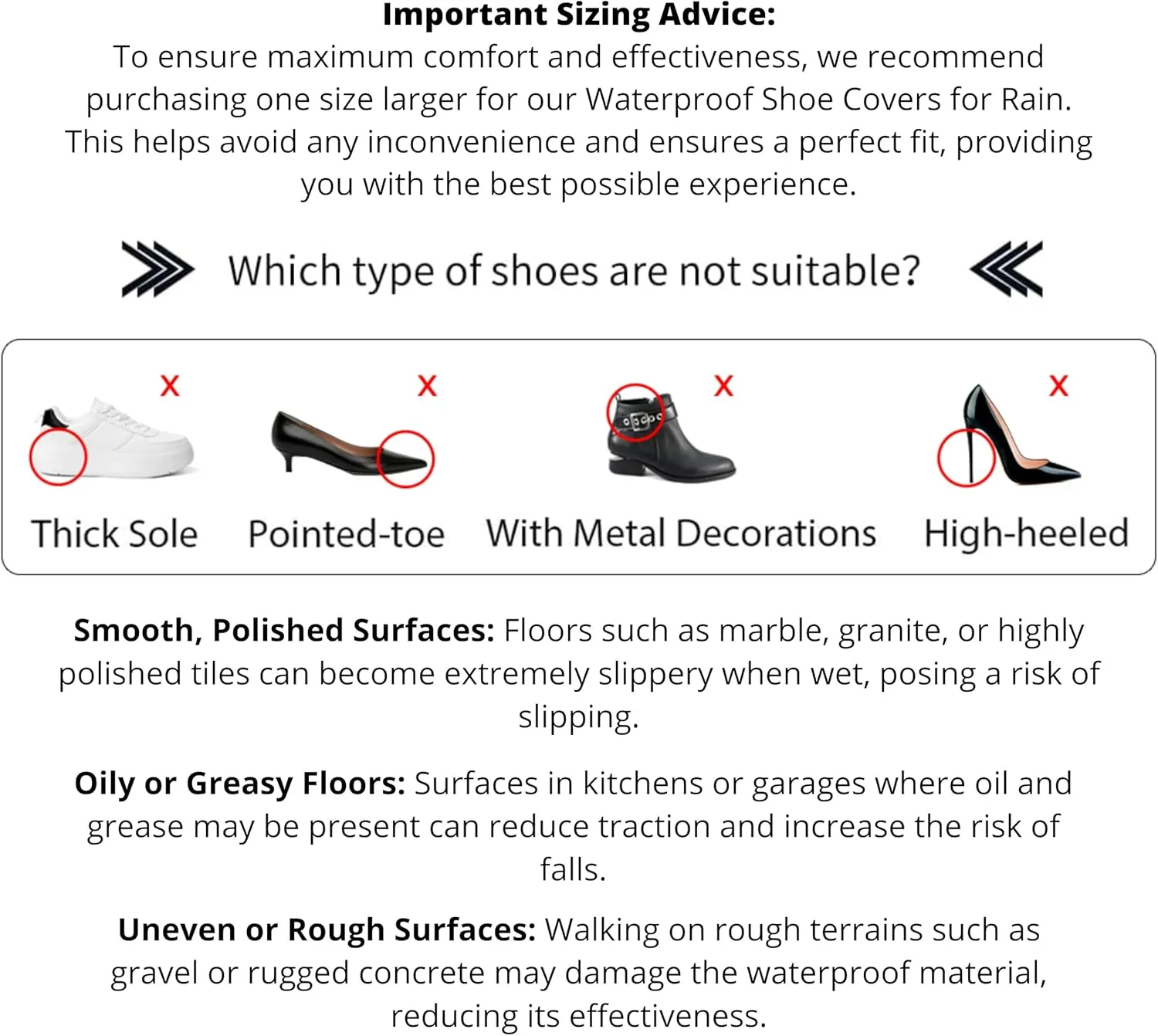 Waterproof Silicone Rubber Shoe Covers for Rain, Non-Slip Easy-Handy Water Resistant Overshoes Outdoor Cycling Hiking Protectors Apply to Men, Women, Kids (Large, Yellow)