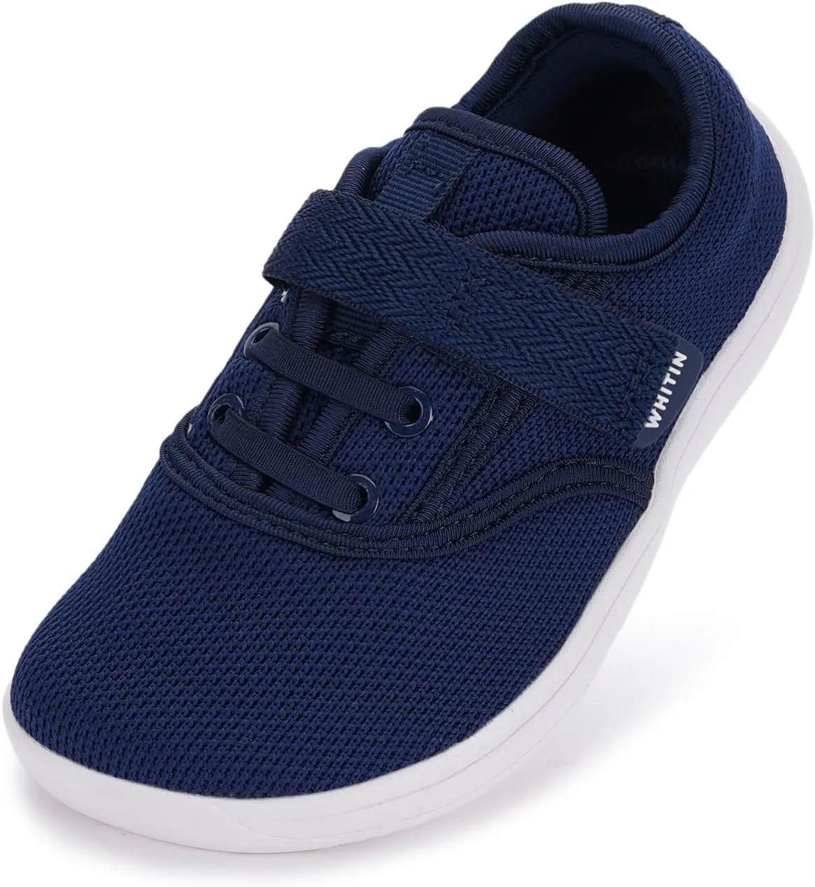 WHITIN Toddler/Little Kids Wide Toe Box Barefoot Shoes   Minimalist Sneakers for Boys Girls   Zero Drop Sole