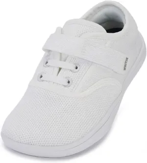 WHITIN Toddler/Little Kids Wide Toe Box Barefoot Shoes   Minimalist Sneakers for Boys Girls   Zero Drop Sole