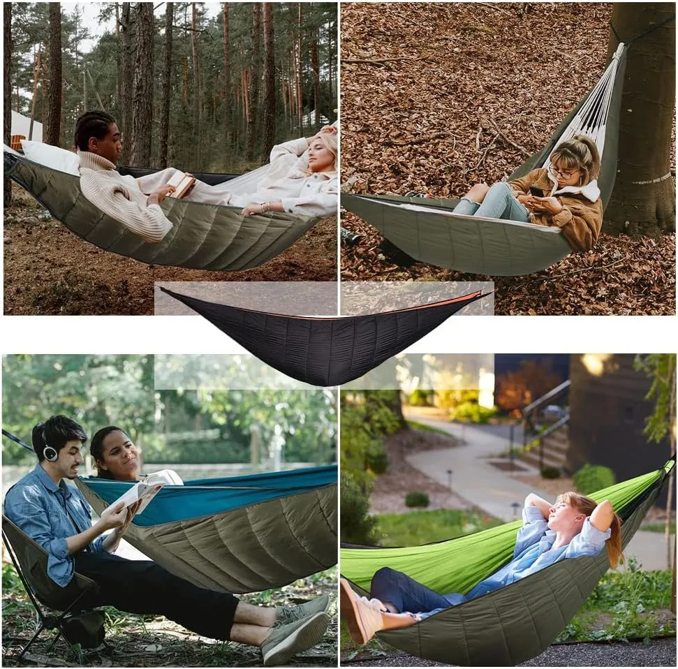 Winter Camping Warm Hammock, Ultralight Outdoor Camping Underquilt Portable Winter Warm Under Quilt Blanket Hammock