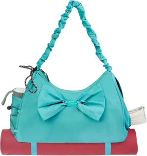 WOLT Gym Bag For Women, Yoga Mat Bag with Shoes Compartment, Wet Pocket and Water Bottle Pocket