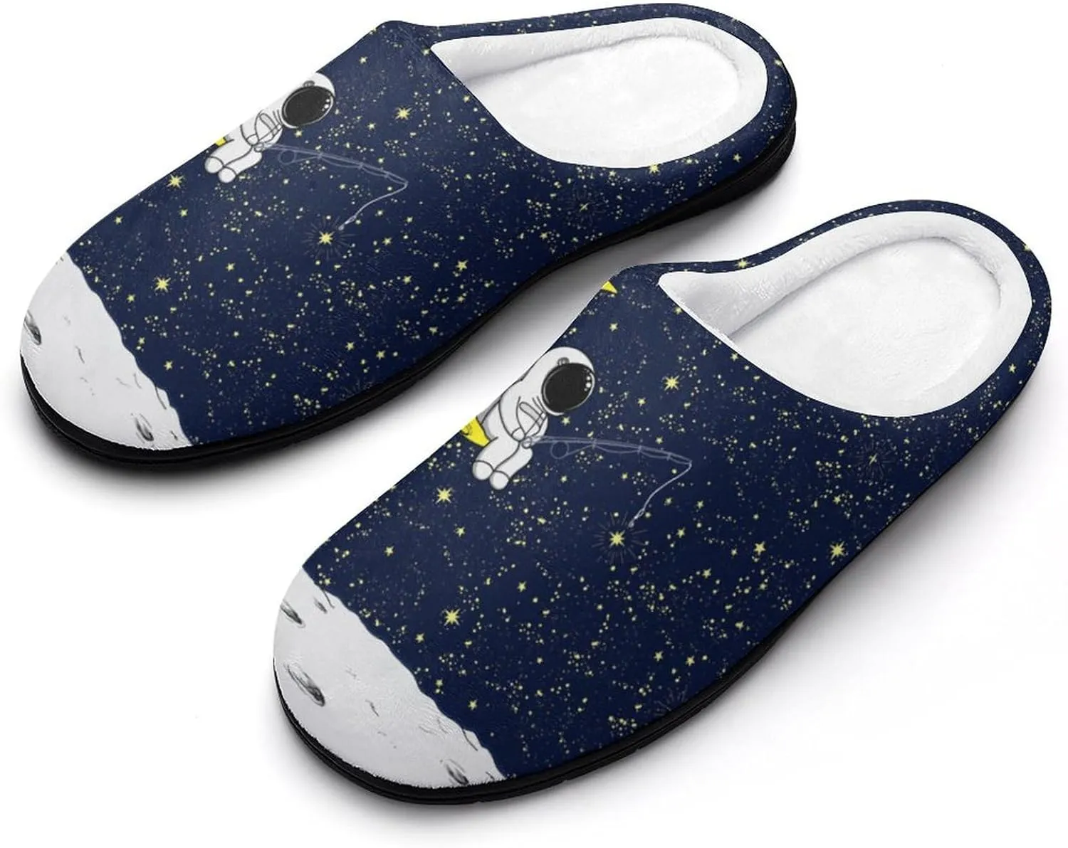 Women House Slippers Ladies Halloween Cotton Slippers Memory Foam Clog Slippers Non-Slip Sole Indoor Outdoor Shoes