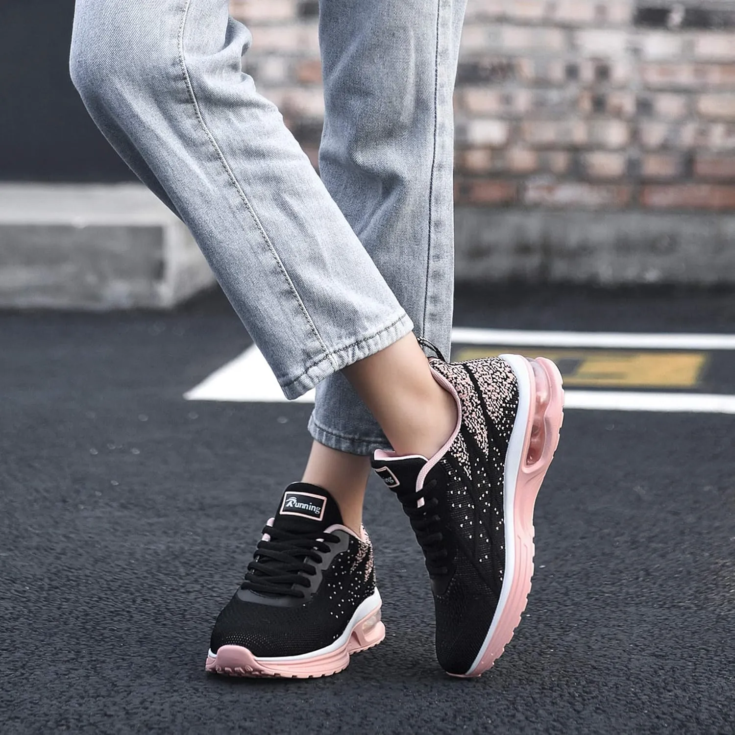Women's Air Athletic Tennis Running Sneakers Lightweight Sport Gym Jogging Breathable Fashion Walking Shoes(US 5.5-10)