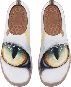 Women's Art Painted Travel Shoes Slip-on Casual Knitted Loafers Light and Comfortable Fashionable Sneakers