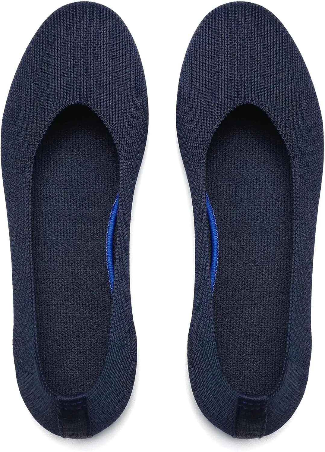 Women's Ballet Flat Dressy Casual Knit Shoes Round Toe Women Mesh Flats