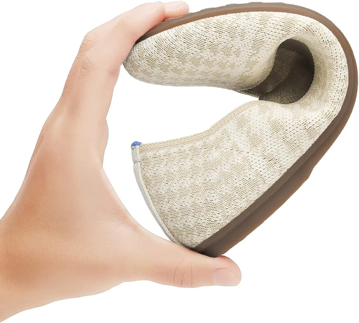 Women's Ballet Flat Dressy Casual Knit Shoes Round Toe Women Mesh Flats