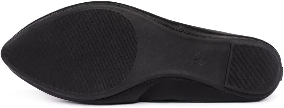Women's Ballet Flat Slip On Flats - Classic Casual Dress Shoes, Foldable Portable Travel Ballet Walking Shoes