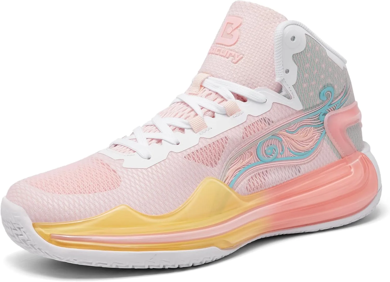 Women’s Basketball Shoes Breathable Non Slip Sneakers Lightweight Fashion Outdoor Sports Shoe