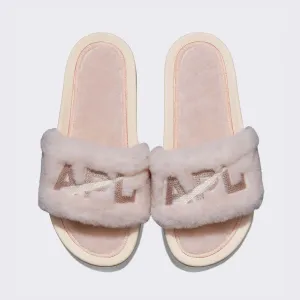 Women's Creme Helpful Rose Instant help Dust Shearling / Slide
