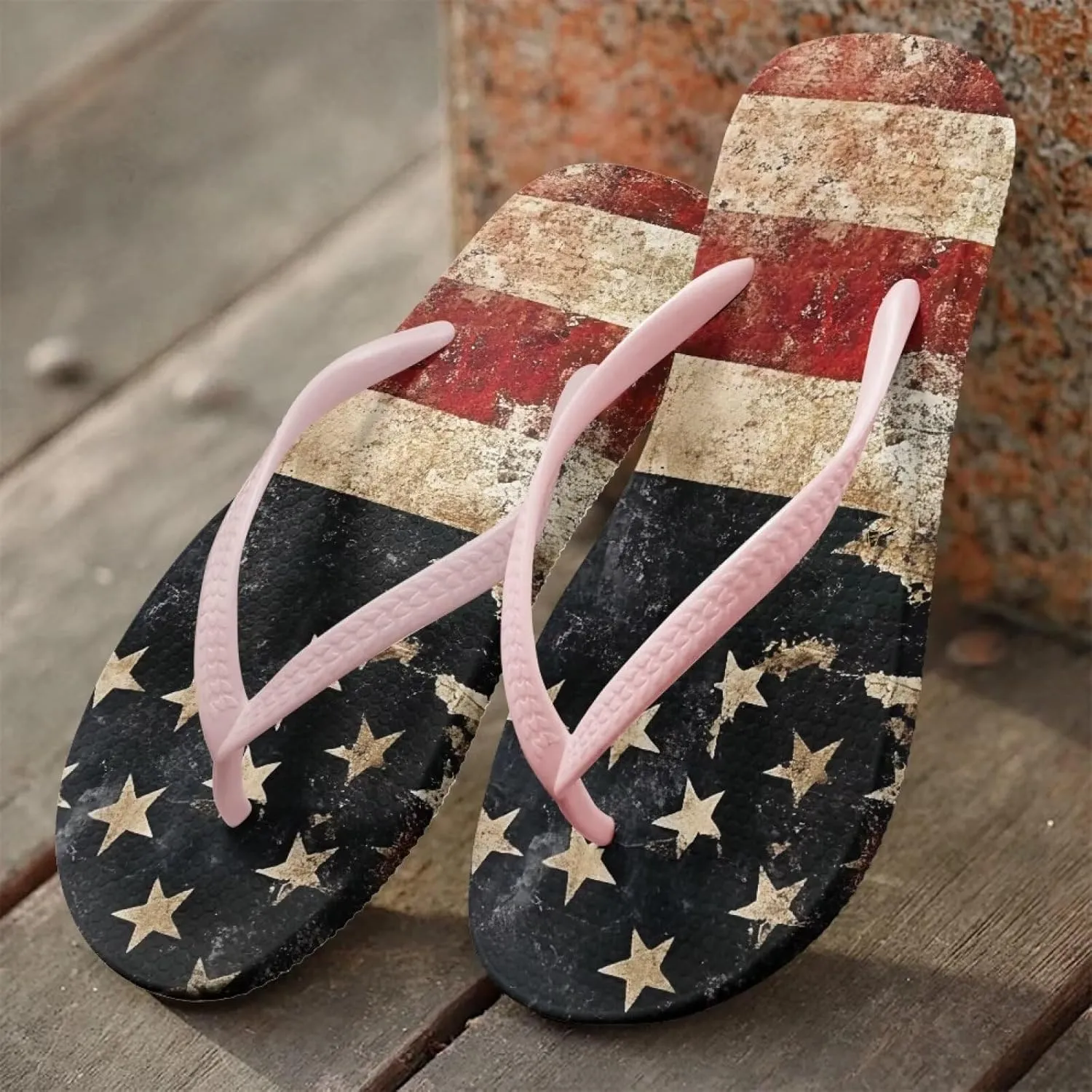 Women's Flip Flops Sandals, Soft Beach Pool Pink Thong Sandals Slide Shoes EUR Size 35 36 37 38 39 40