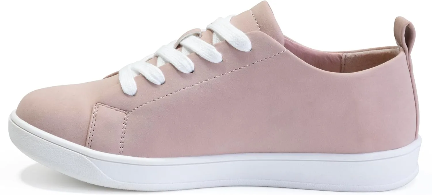 Women's Lace Up Trendy Sneaker Classic Fashion Low Top Walking Shoes