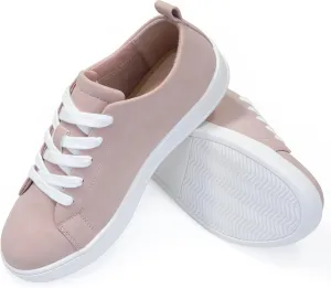 Women's Lace Up Trendy Sneaker Classic Fashion Low Top Walking Shoes