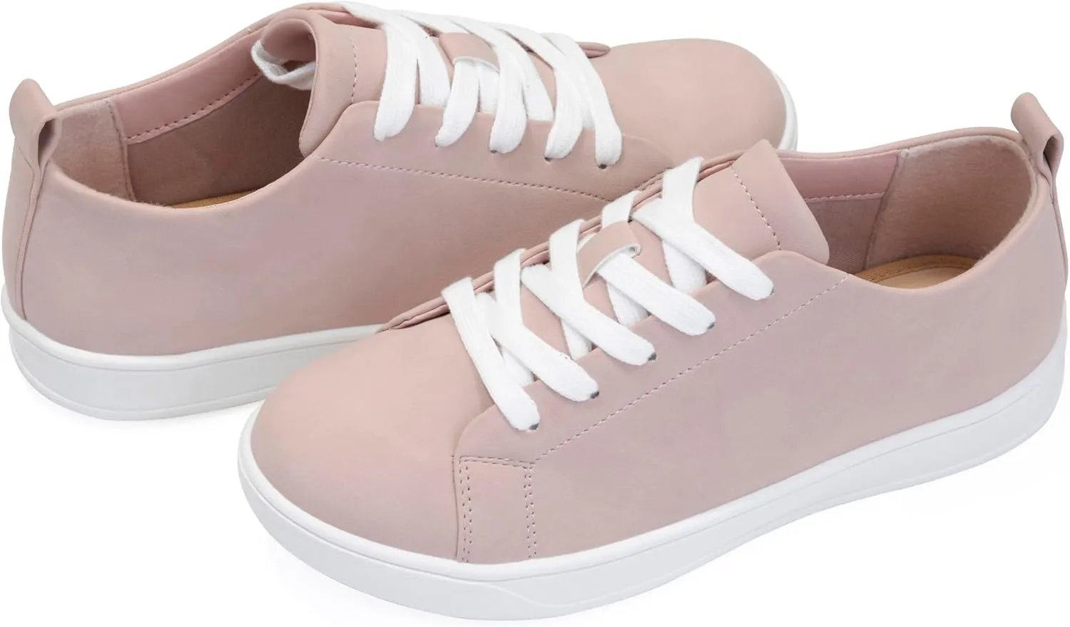 Women's Lace Up Trendy Sneaker Classic Fashion Low Top Walking Shoes