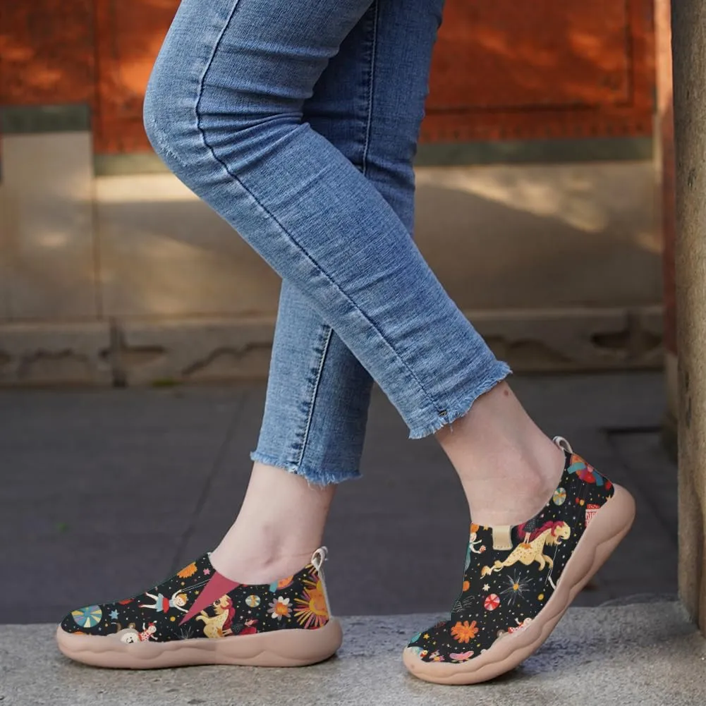 Women's Light Sneakers in Fairy Tale Series Slip-on Travel Shoes for Comfortable Walking and Casual Style