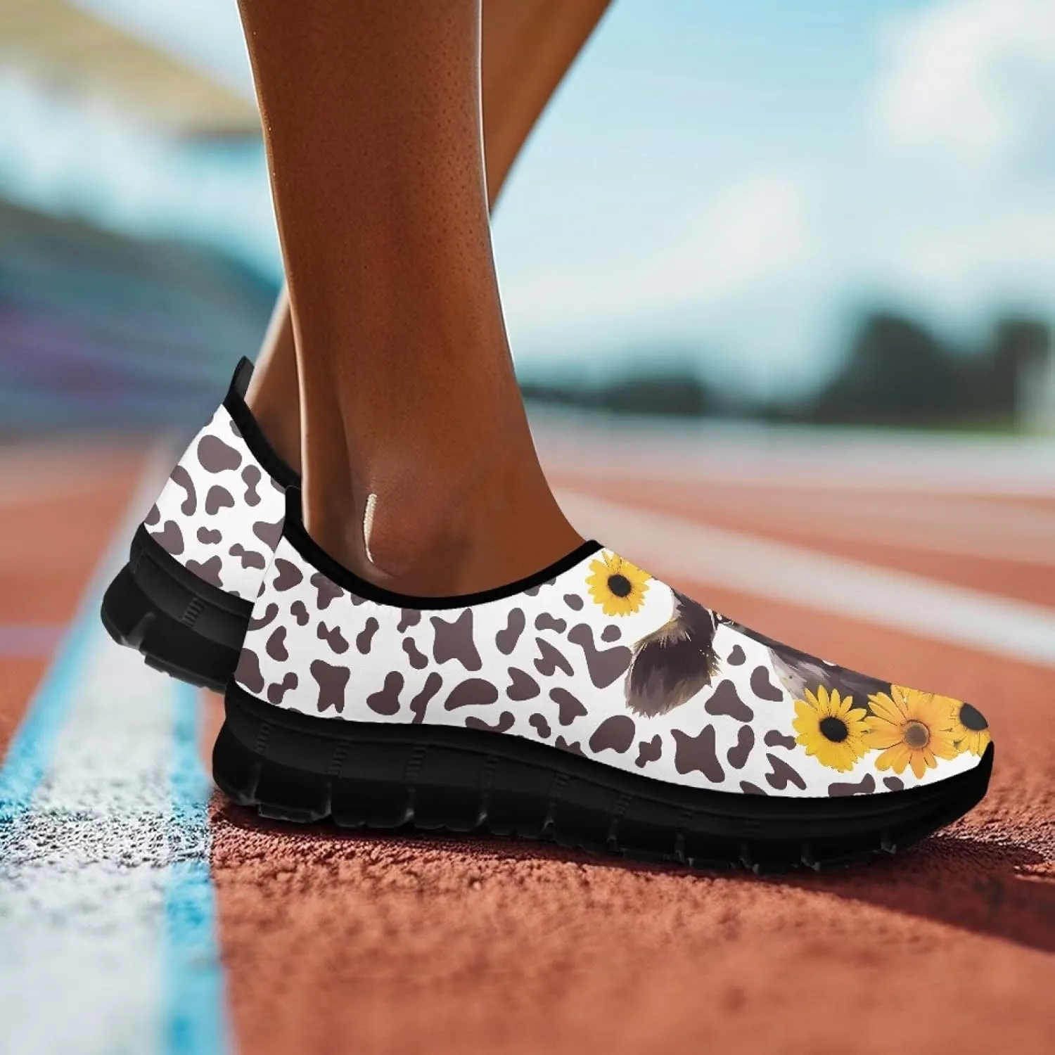 Women's Loafers Slip On Slip Shoe Casual Walking Shoes Non Slip Work Shoes Mesh Athletic Sneakers