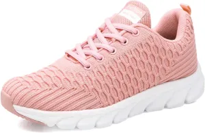 Women's Mesh Breathable Lightweight Running Shoes Fashion Casual All Seasons Walking Shoes Tennis Shoes for Women Student Sneakers