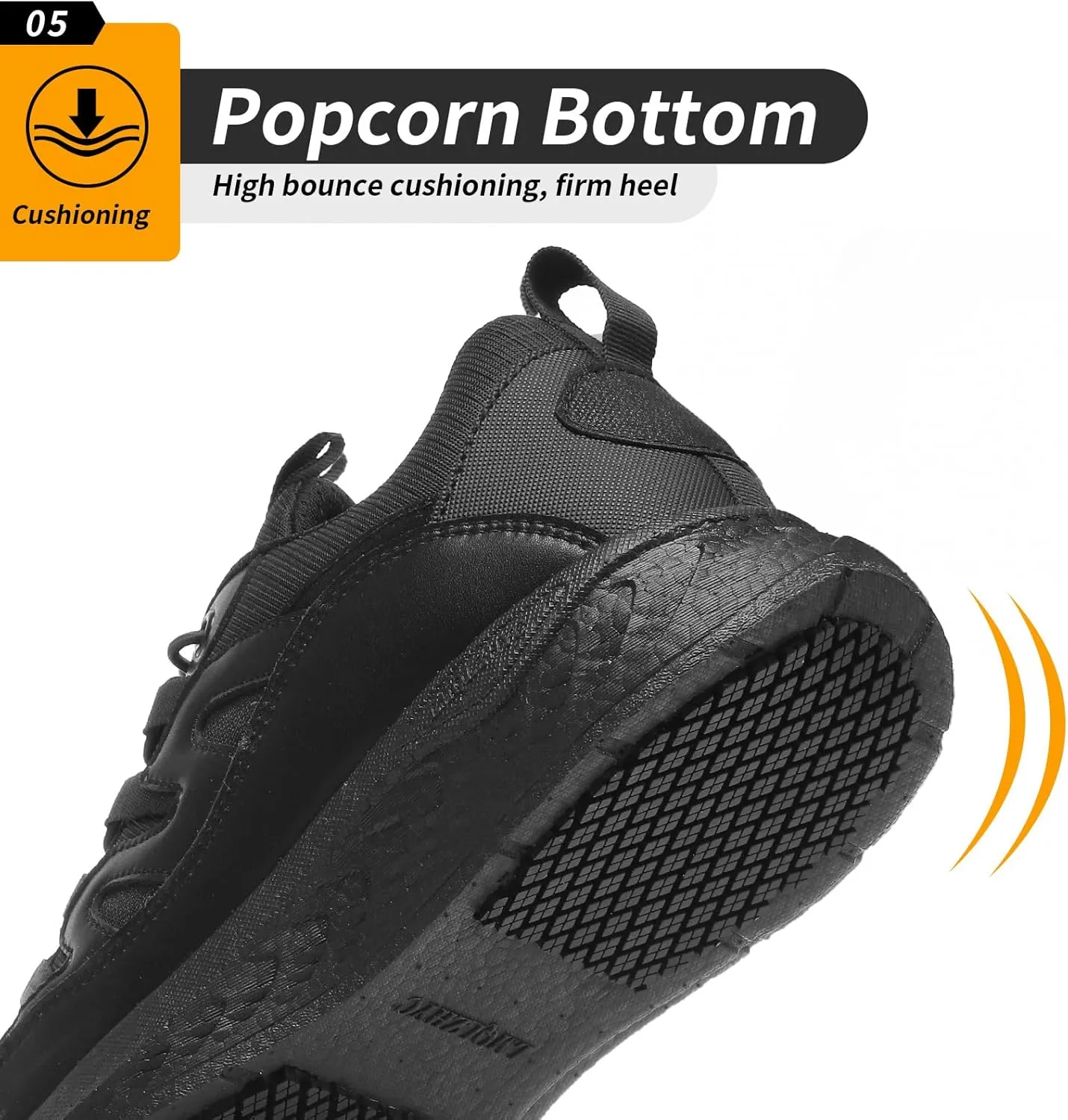 Women's Non Slip Work Shoes Slip Resistant Food Service Shoes Chef Shoe Anti-Slip, Comfortable and Waterproof.