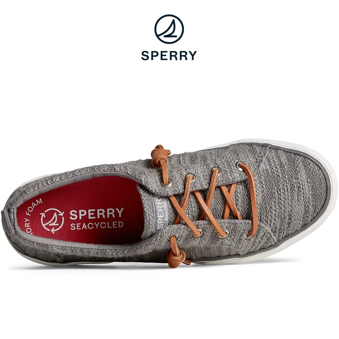 Women's SeaCycled™ Pier Wave Slub Jacquard Sneakers - Grey (STS88803)