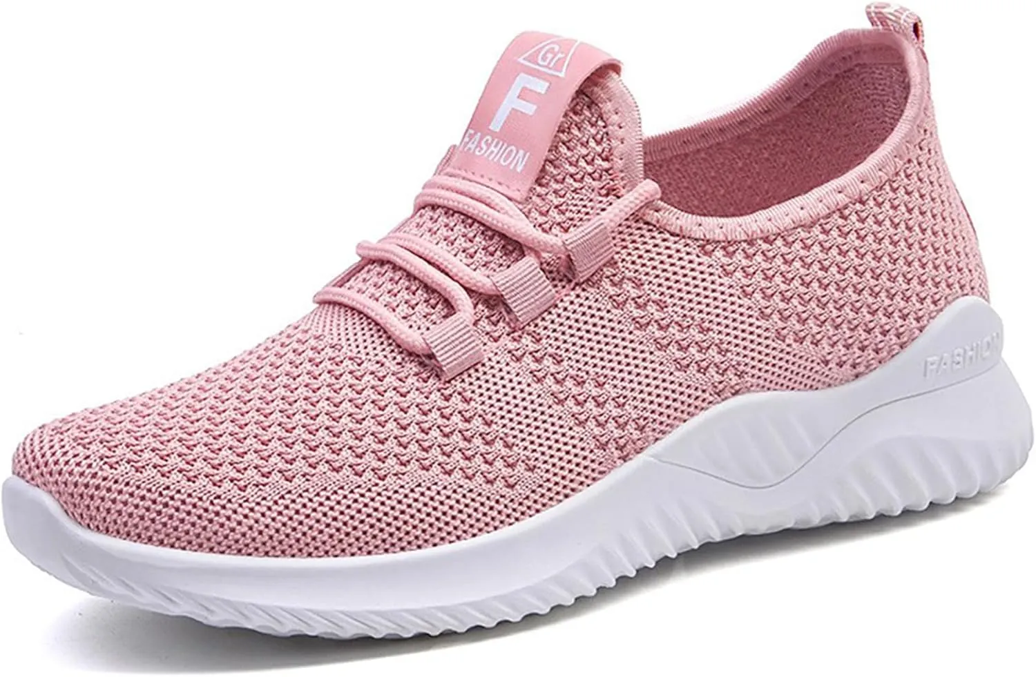 Womens Slip On Walking Shoes Non Slip Running Tennis Shoes Breathable Mesh Sneakers Lightweight Gym Workout Shoe Lace-Up Running Athletic Sneakers for Women
