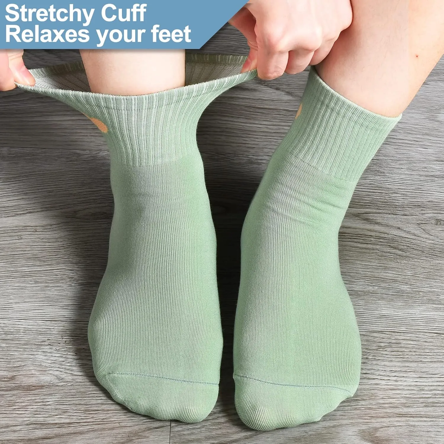 Women's Soft Cotton Ankle Crew socks - 6-Pairs Fun Cute Heart Novelty Design (Packed a Gift box)
