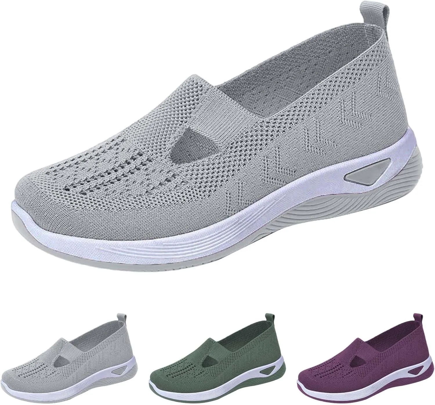 Women's Woven Orthopedic Breathable Soft Shoes Womens Tennis Shoes Lether Casual Shoes for Fall Fashion Sneakers 2025 Waterproof Tennis Shoe Trainers Shoe